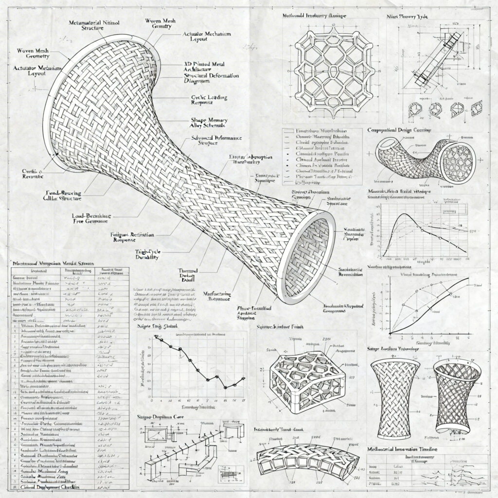 Metamateriali in Nitinol per Applicazioni Mediche e Attuatori: Come il Design Geometrico Ripristina la Superelasticità