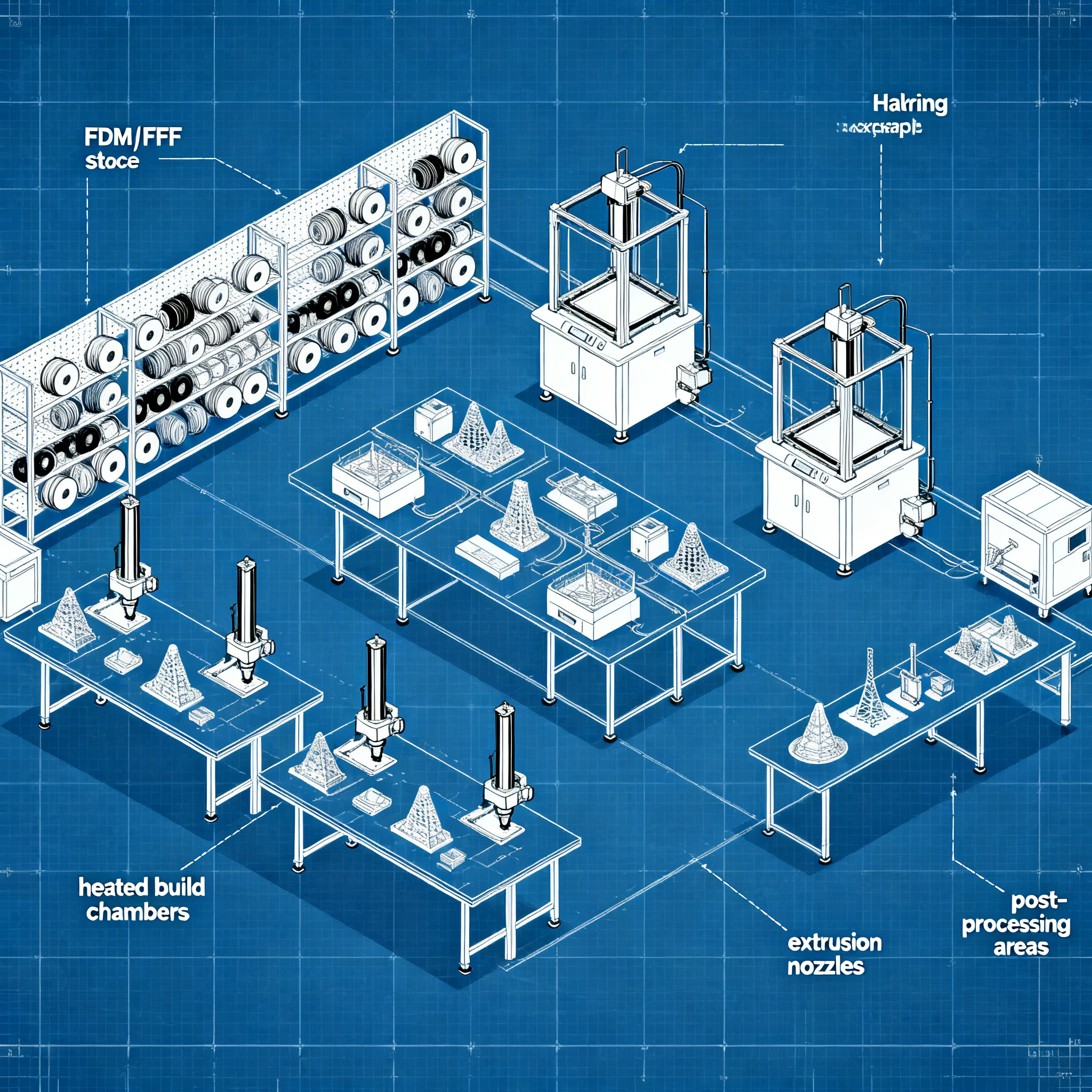 Comment concevoir un Makerspace universitaire à haut volume d'impression 3D
