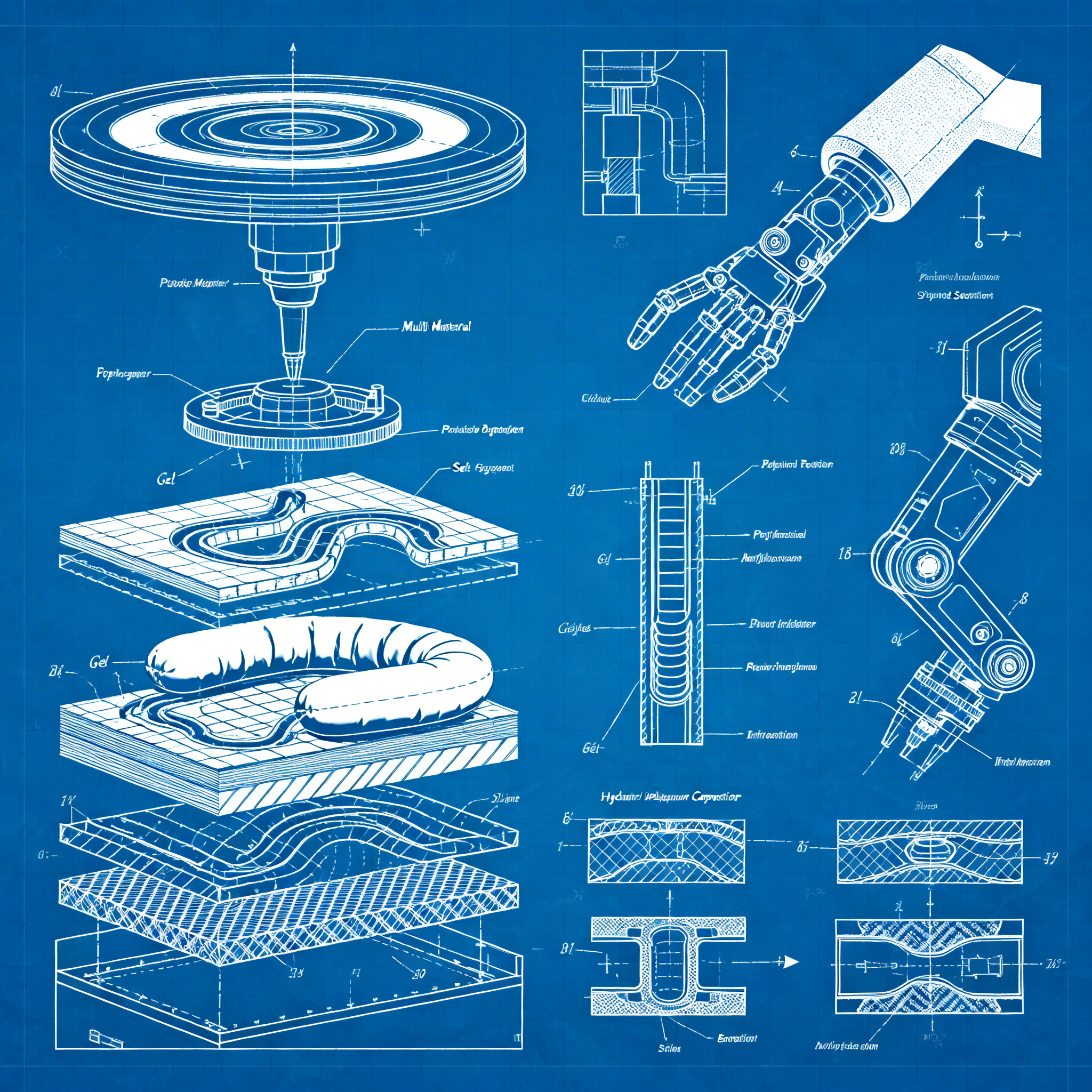 Leichte Robotik und 3D-Druck mit mehreren Materialien: Wie man einen weichen Humanoiden baut
