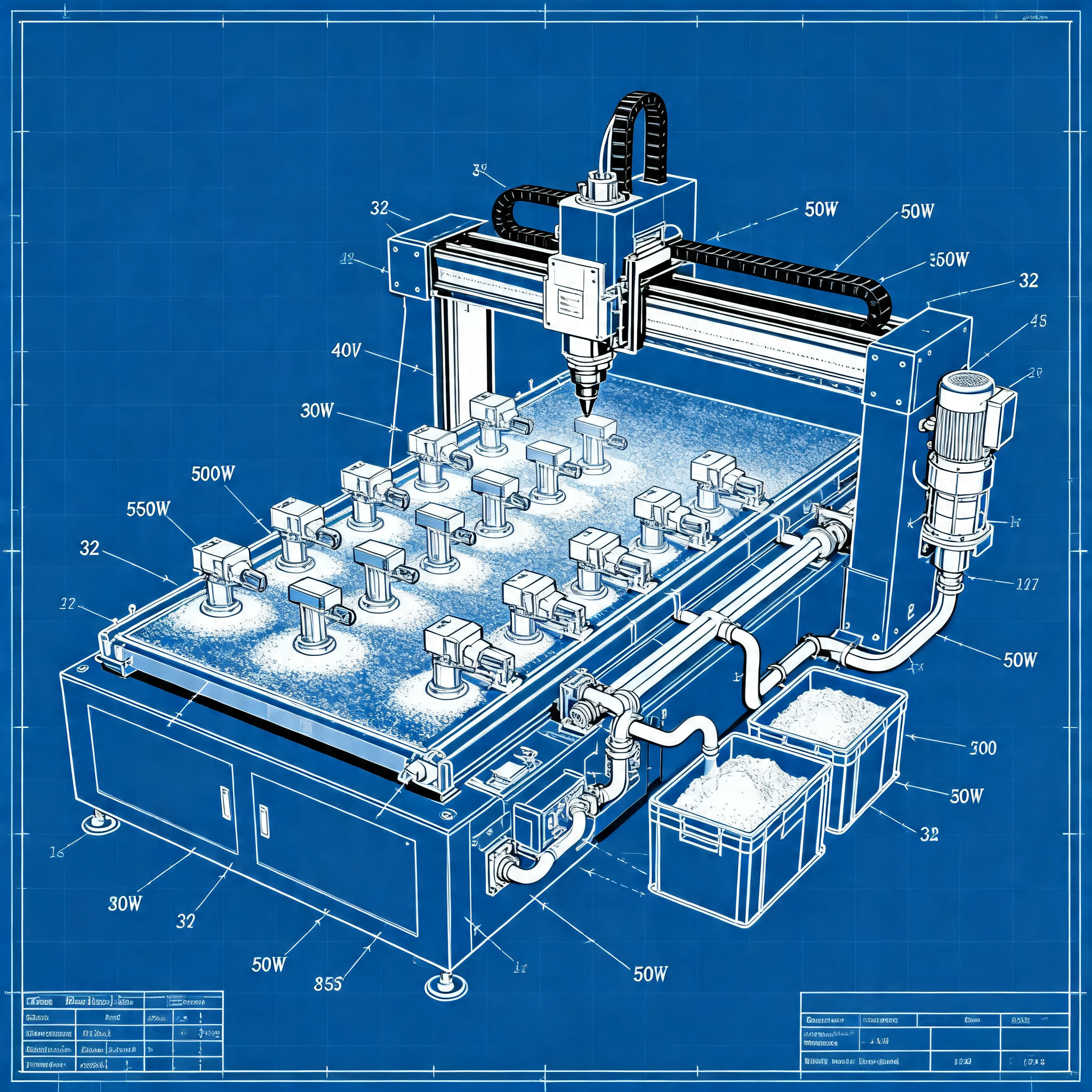 32 láseres, 500W cada uno: ¿dónde se rompe?