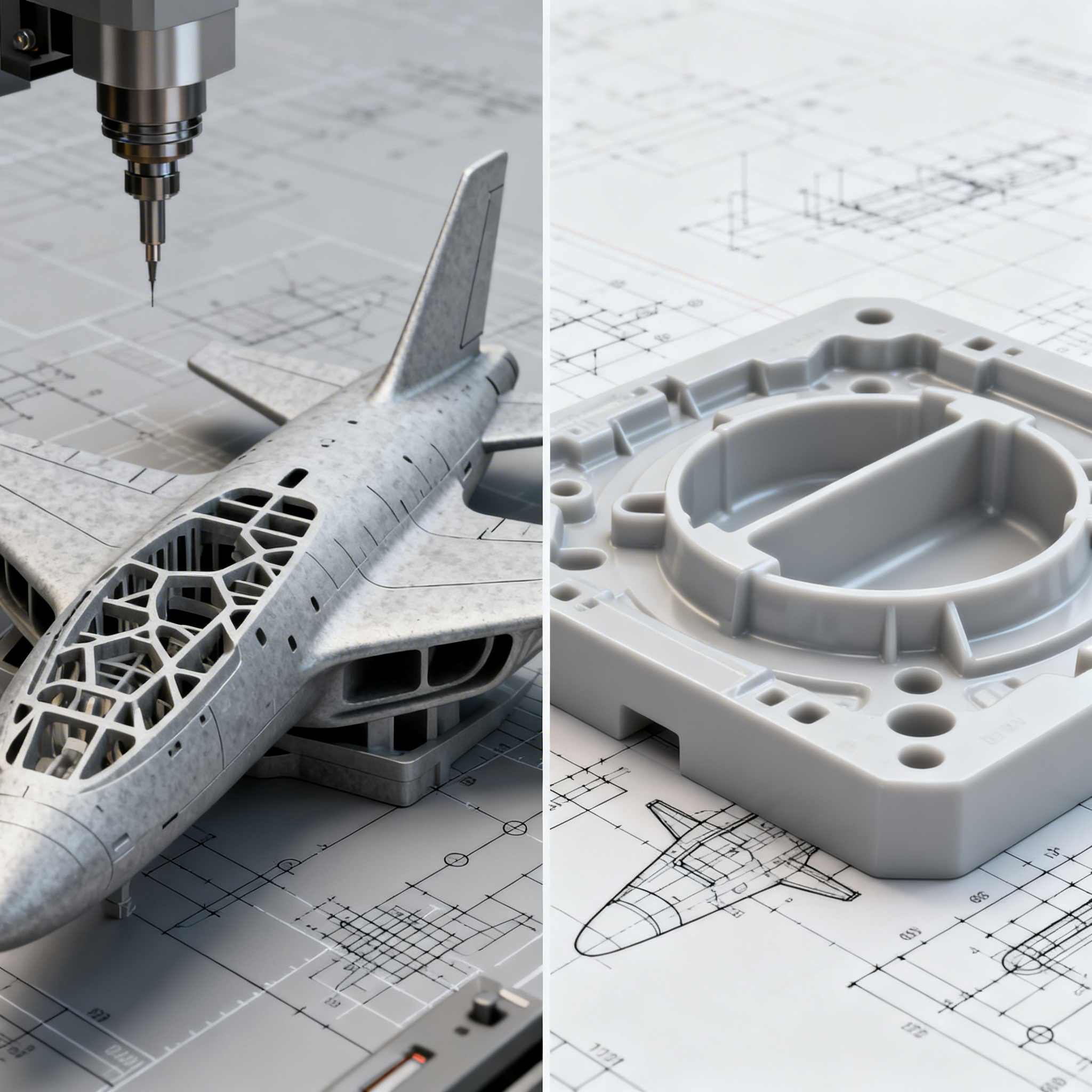 Additive Manufacturing vs Plastic Injection Molding: Trade-offs in Industrial and Aerospace Contexts