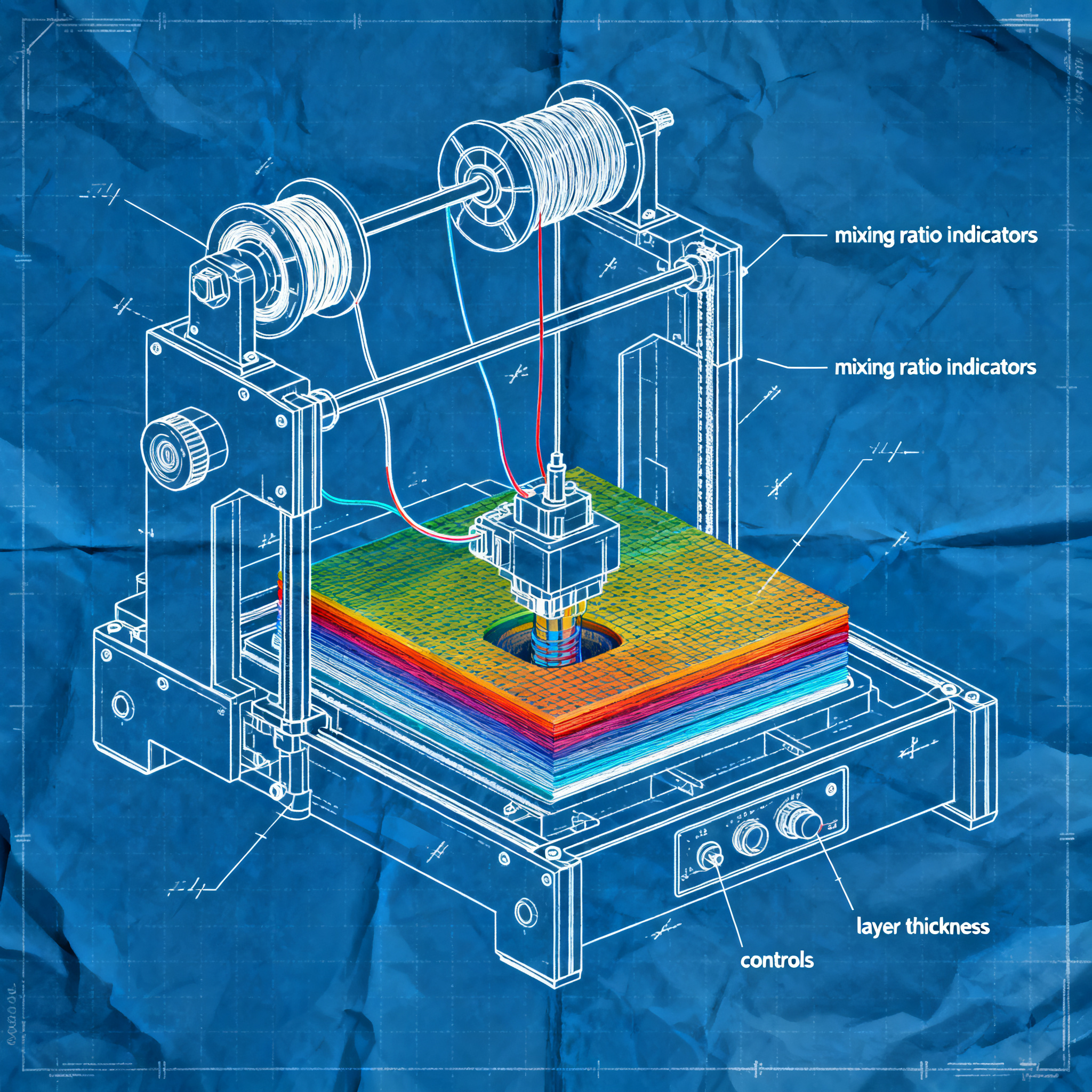 Mescolare i colori senza filamenti? Ecco come