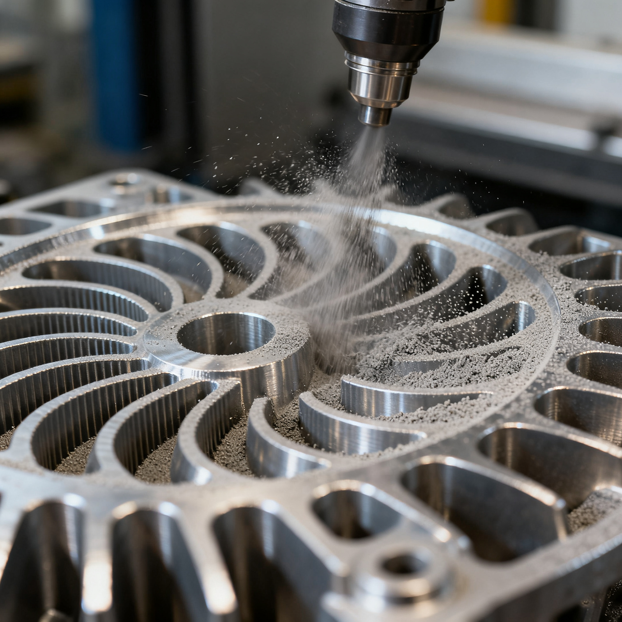 30% less for de-powdering? The secret is in the frequency