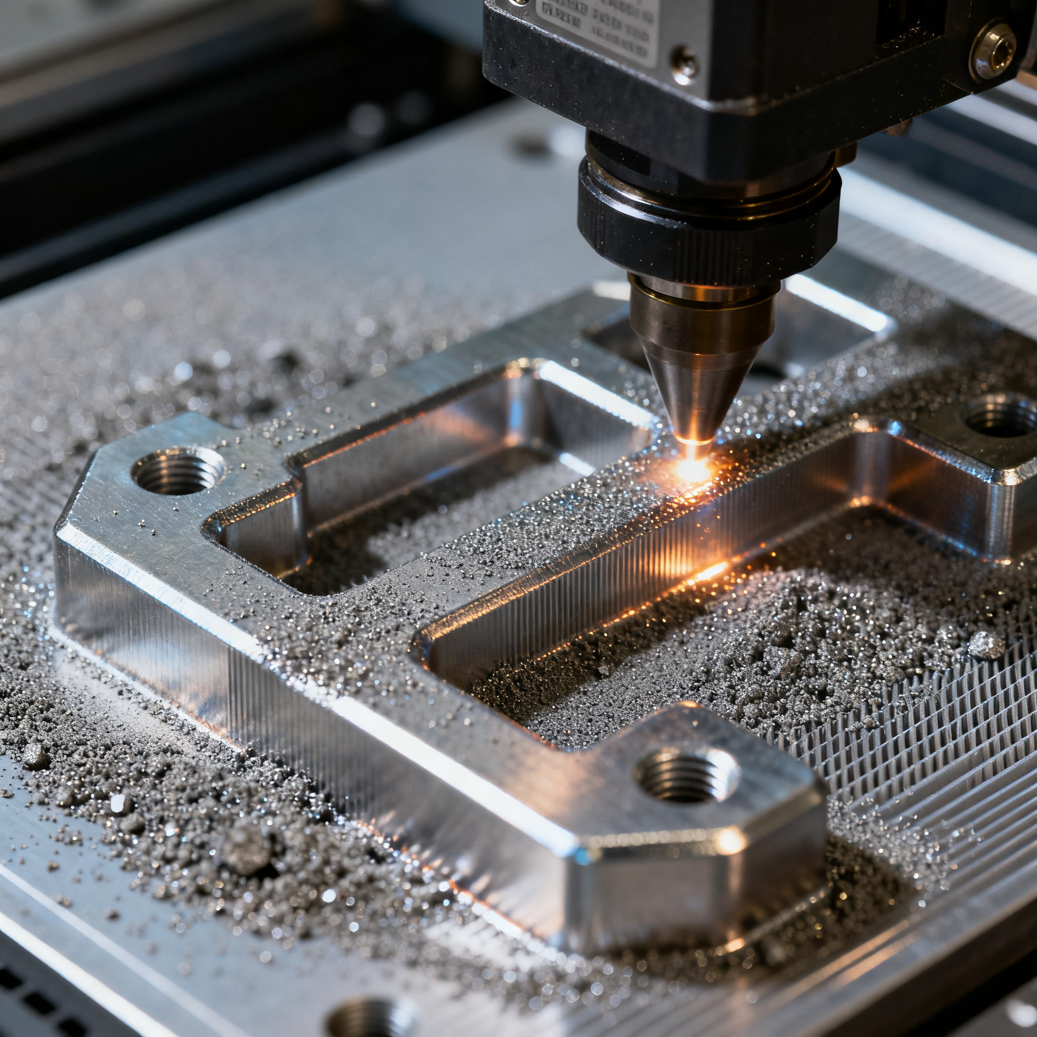 Does 3D printing build with waste?