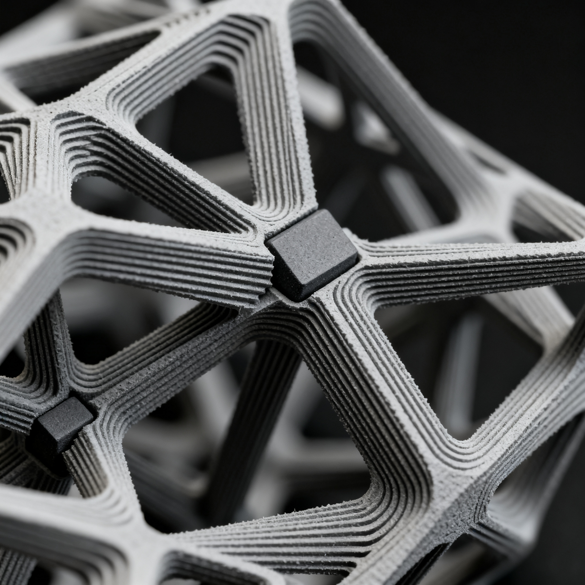 How does rigidity arise in flexible 3D structures?