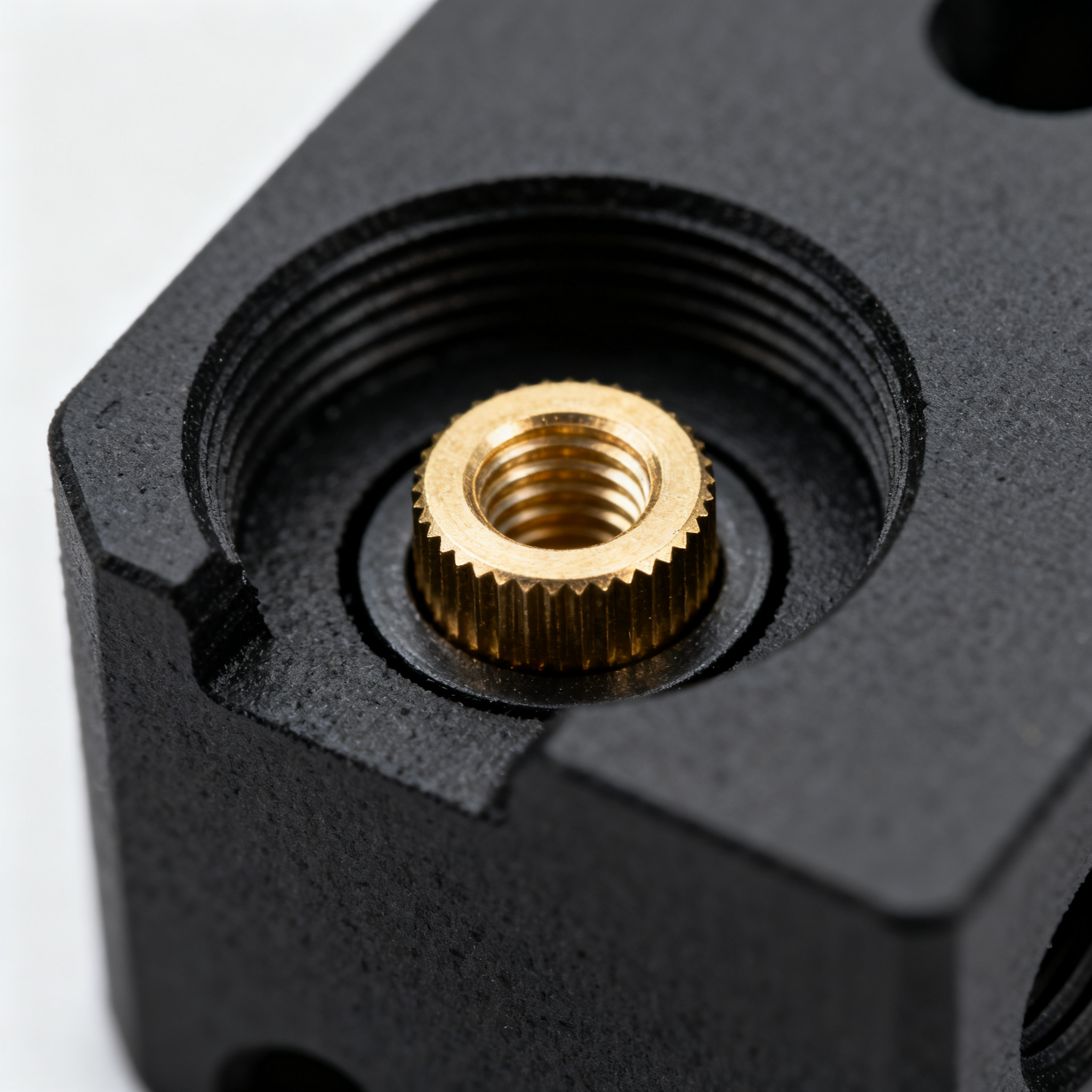 Threaded inserts, allies for additive production