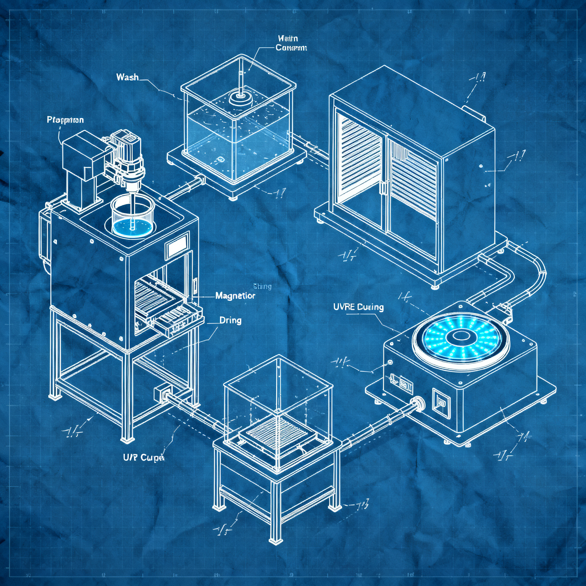 Can you automate the post-processing of the resin?