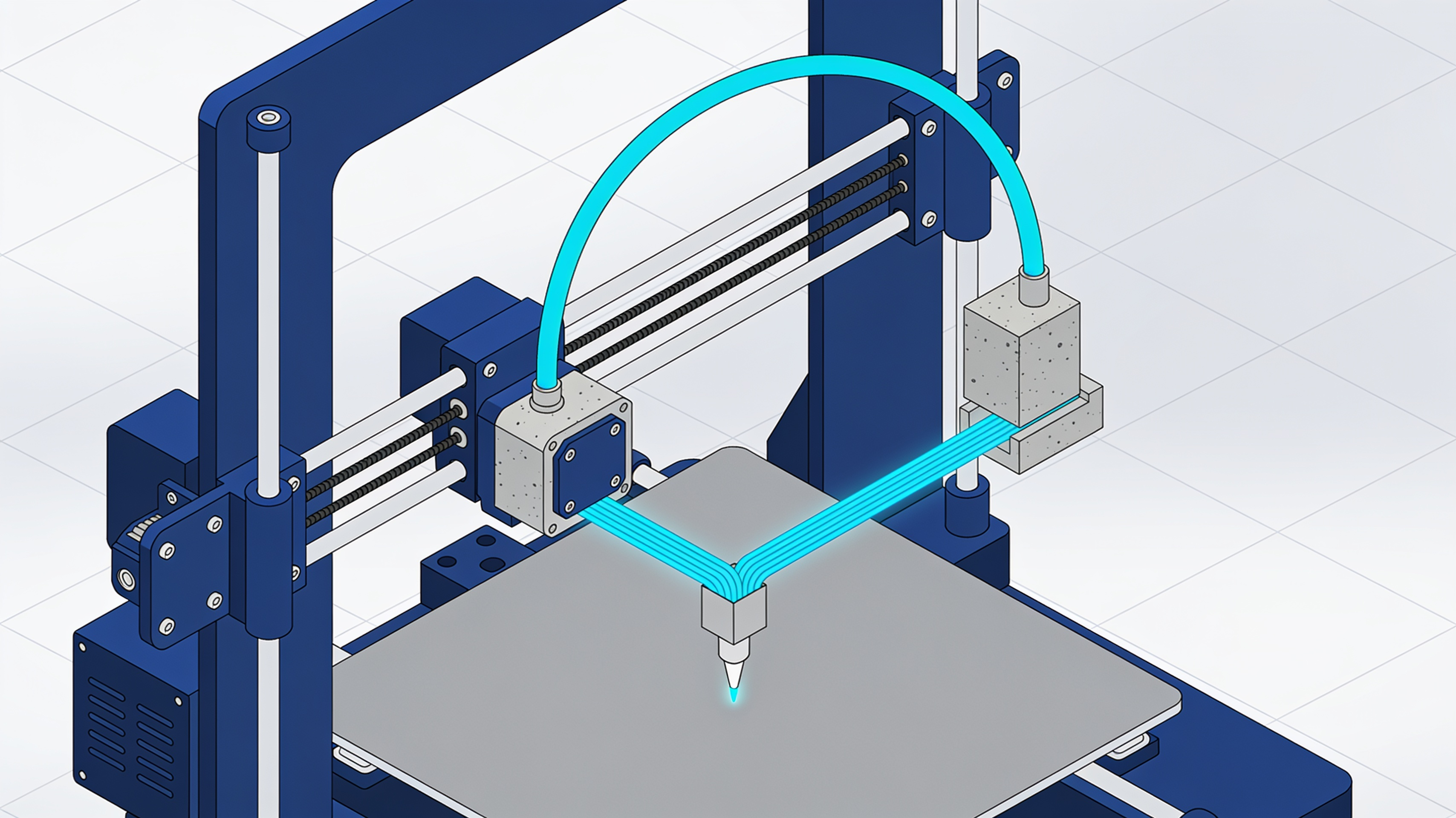 3D-LINE: híbrido cemento-plástico para diseño y arquitectura