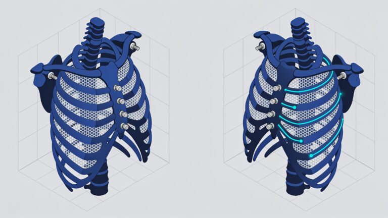 Titane 3D au Morriston : 6 implants thoraciques sur mesure