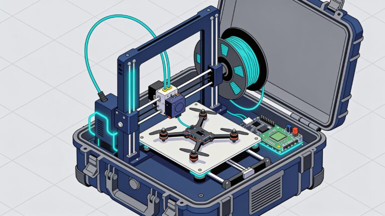 DropForce: fábricas móviles para drones impresos en 3D