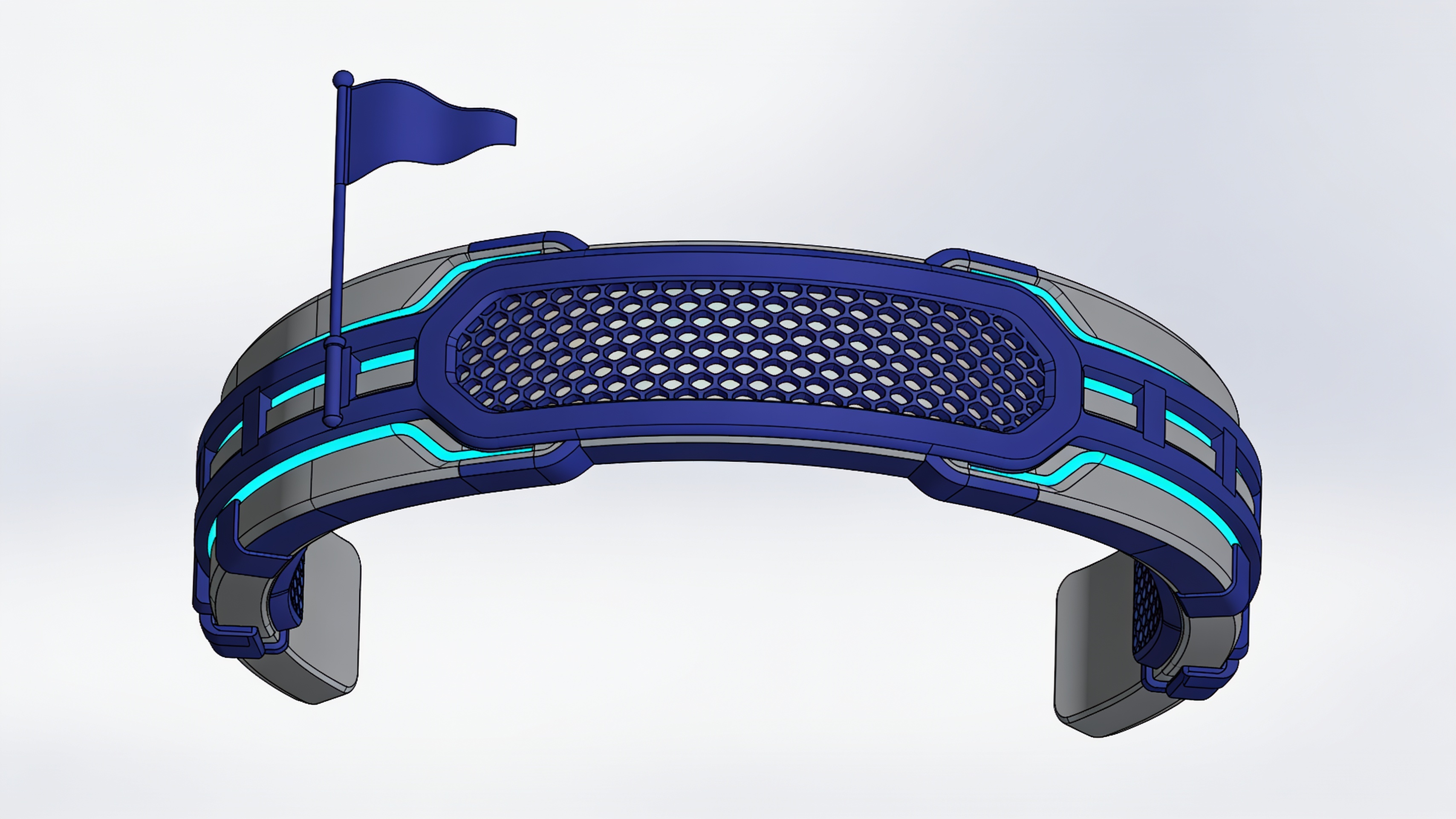 Flag Football: Schutz mit 3D-Carbon-Gitter