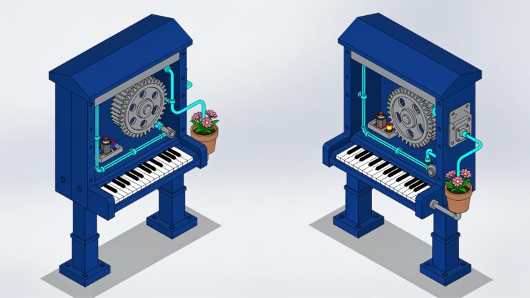 LEGO: 3D-gedrucktes Klavier im Venedig-Set