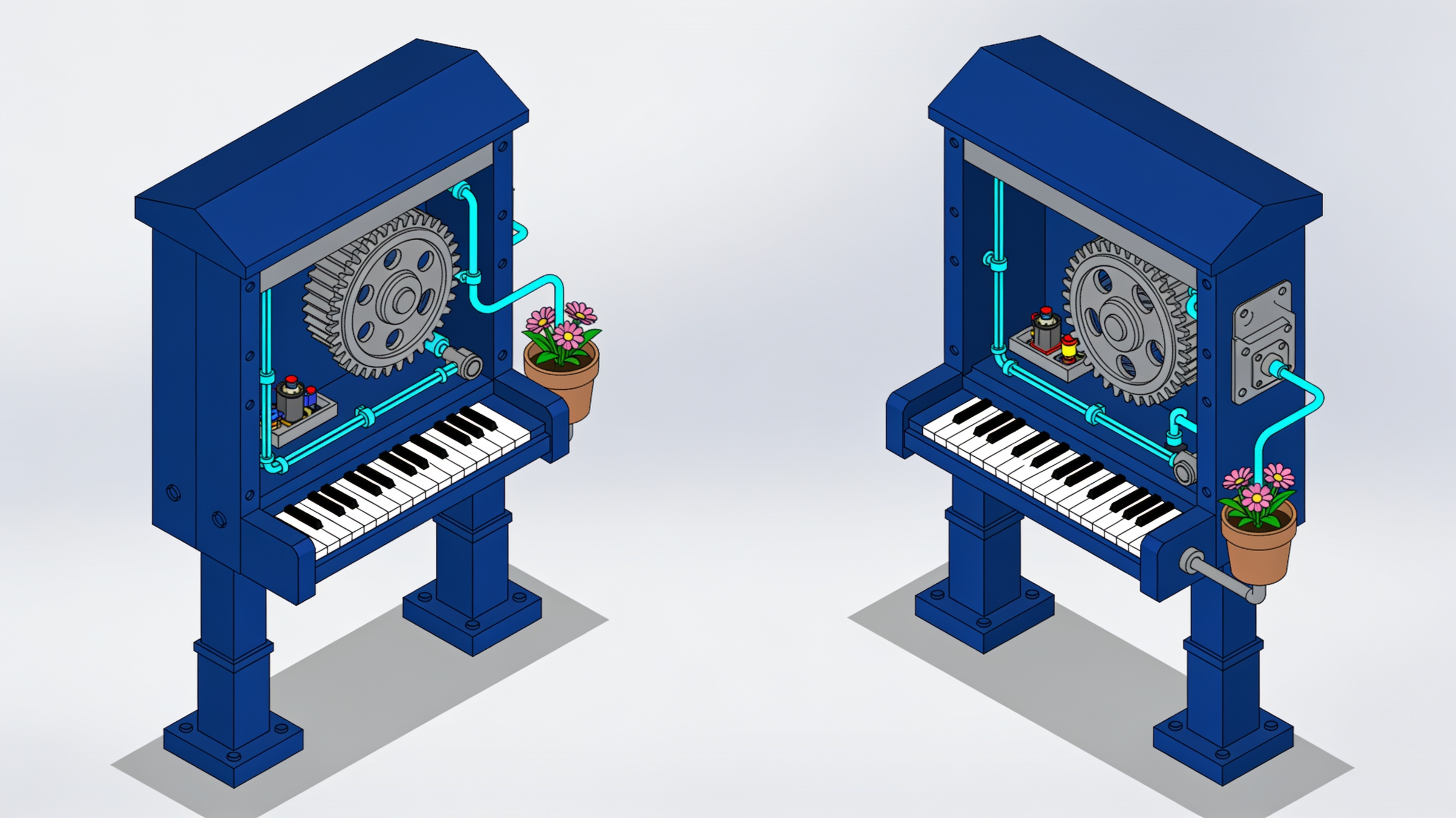 LEGO: 3D-gedrucktes Klavier im Venedig-Set