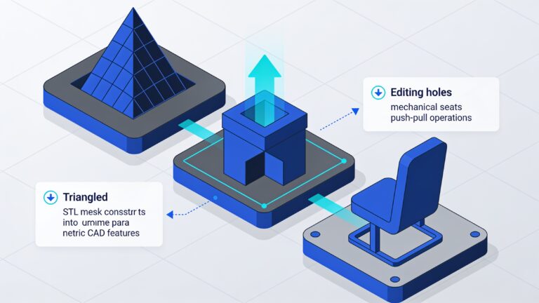ShapeAnywhere: Editable STL in the browser with Mesh-to-CAD