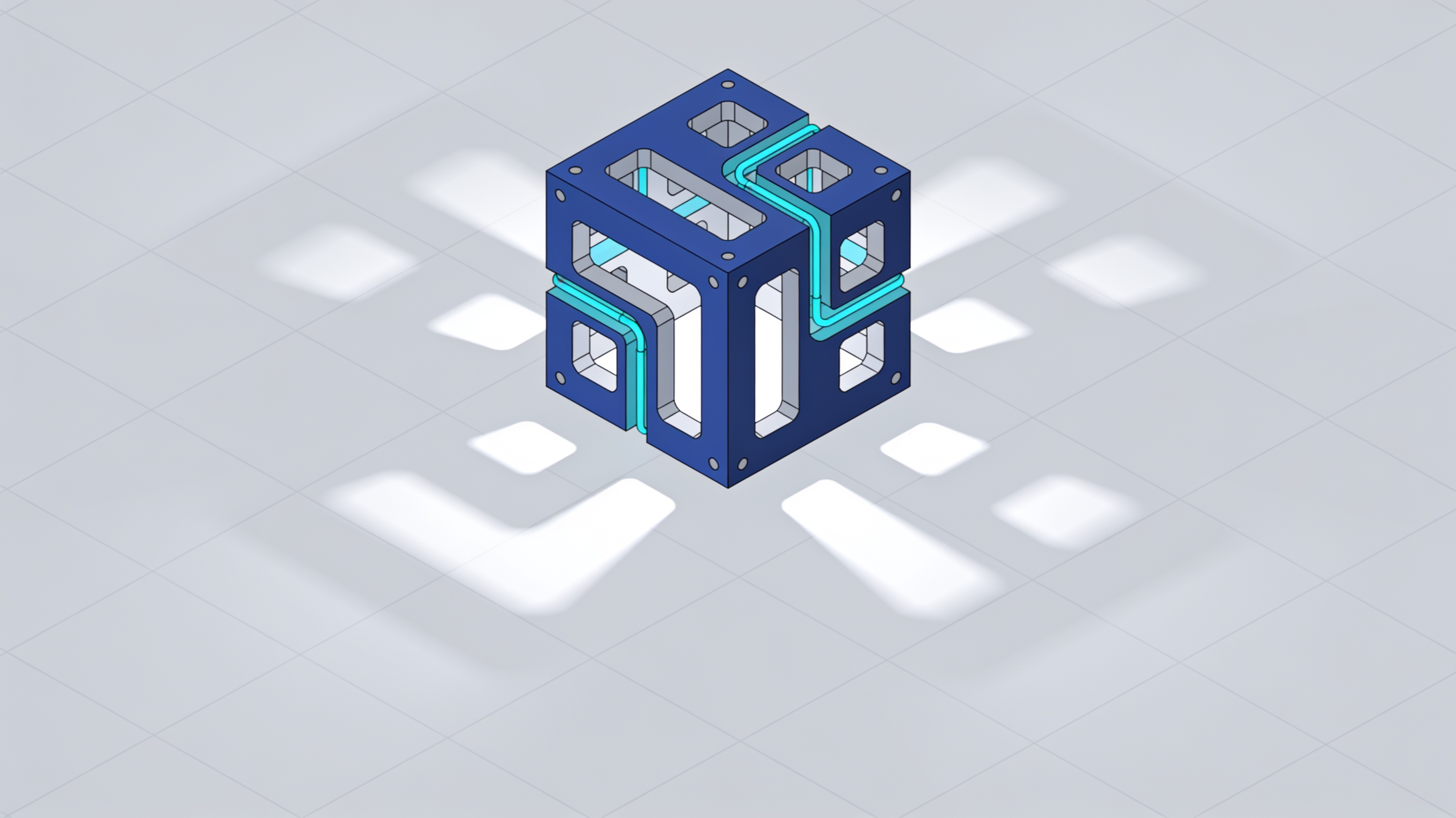 Shattie Cubes: drei verborgene Bilder in der 3D-Geometrie