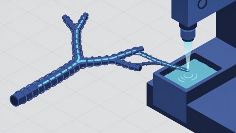 Individuelle Y-förmige zerebrale Stents mit Laser-Mikrodruck